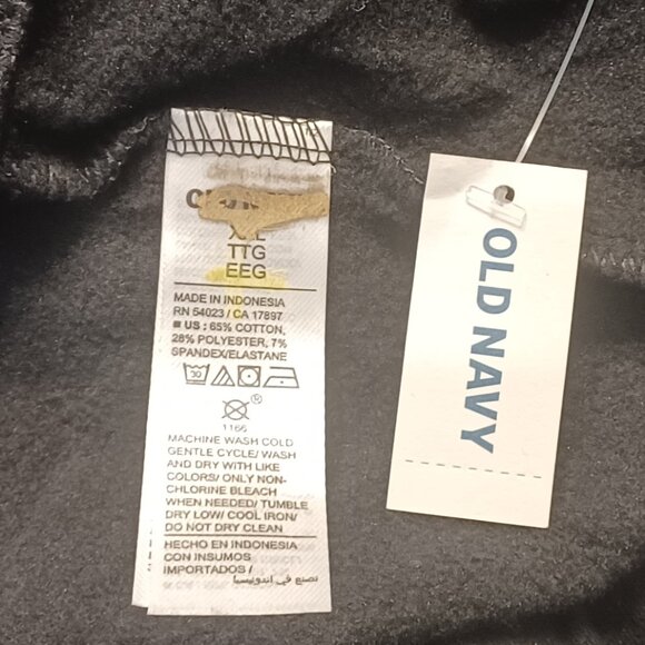 NEW Old Navy Blackjack Black High Waisted Fleece Lined Fashion Layering Legging - Picture 13 of 15